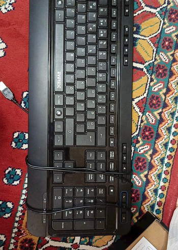 Siyah Kablolu Klavye ve Mouse Seti - Görsel 2