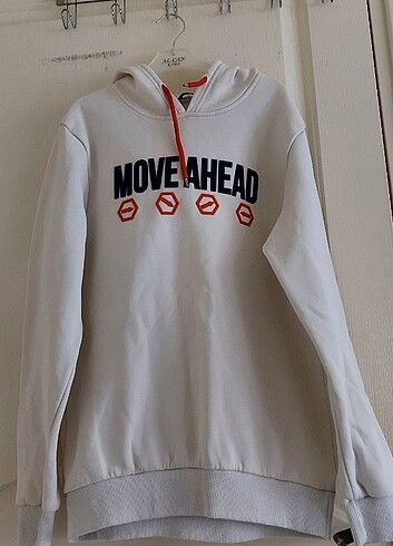 Beyaz krem sweatshirt