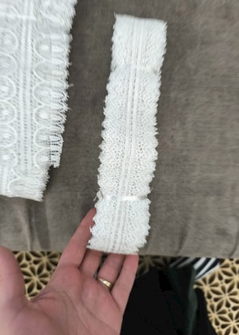 Bohem Tarzı Beyaz Dantel Şerit - Görsel 12