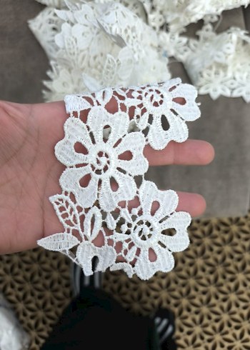 Bohem Tarzı Beyaz Dantel Şerit - Görsel 9