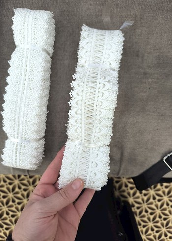 Bohem Tarzı Beyaz Dantel Şerit - Görsel 11