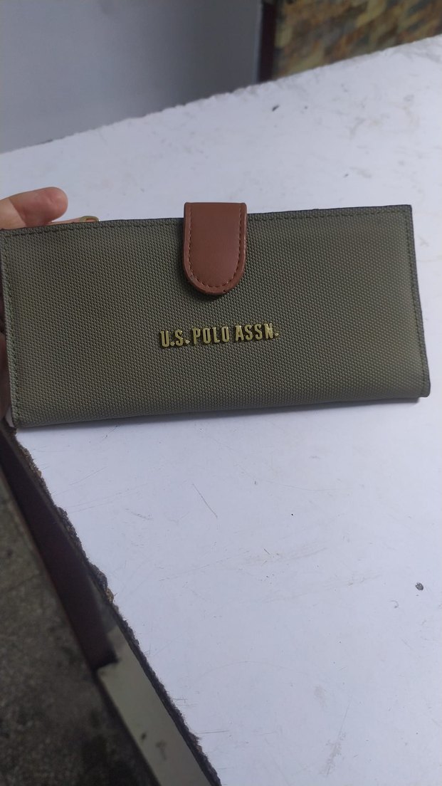 Deri Yılan Desenli Fermuarlı Kadın Cüzdanı - Görsel 2