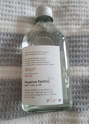 Kadınların elinden kolonya okyanus esintisi fresh - Görsel 3