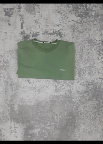 m Beden yeşil Renk avva erkek sweatshirt
