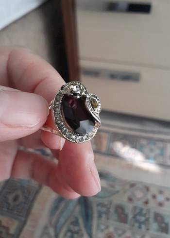 Beden Düğmeli Vintage Kadın Yüzüğü