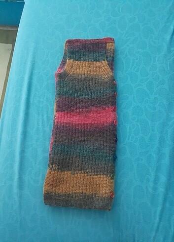 Çeyizlik el örgüsü yelek - Görsel 2