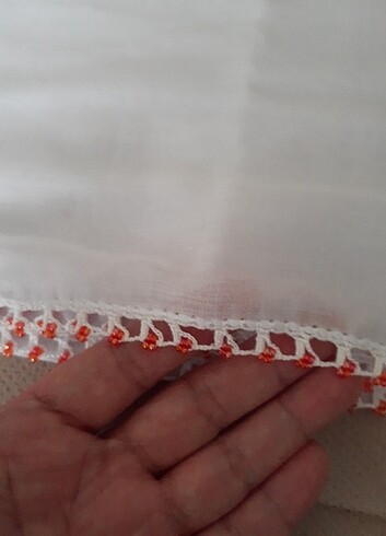 Çeyizlik boncuk oyali yazma - Görsel 2