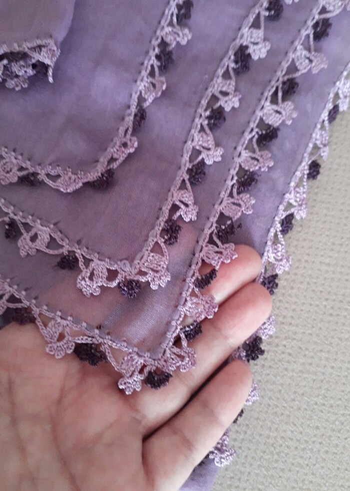 Tığ oyali yazma - Görsel 3