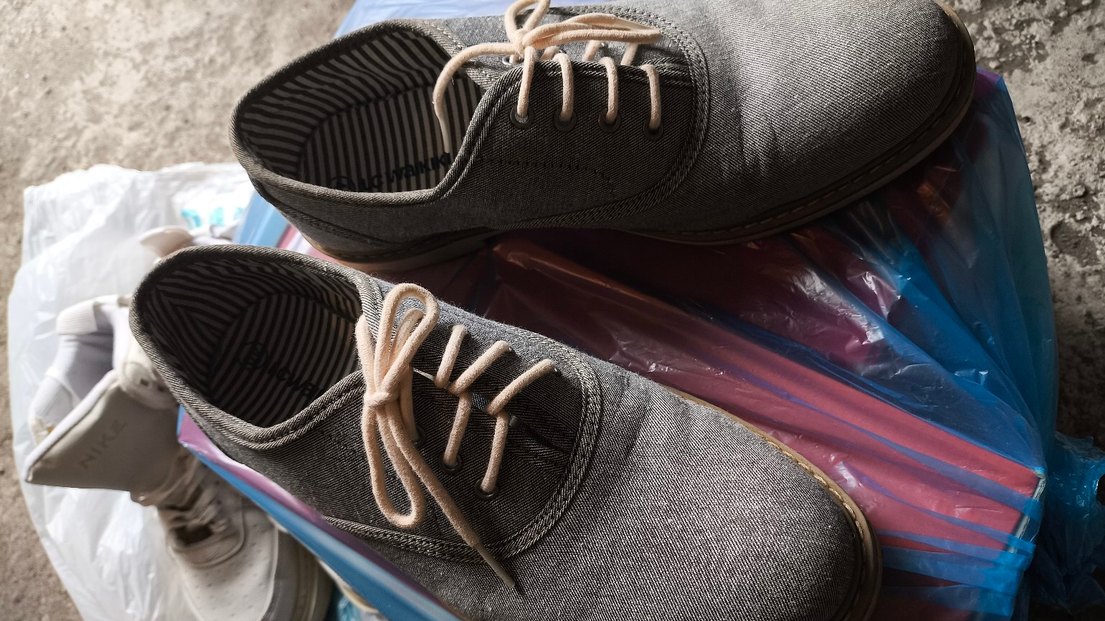 Gri Erkek Günlük Ayakkabı Bağcıkları - Görsel 3