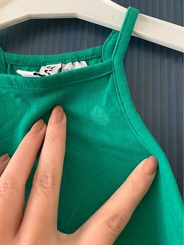 xs Beden H&M Yeşil Crop