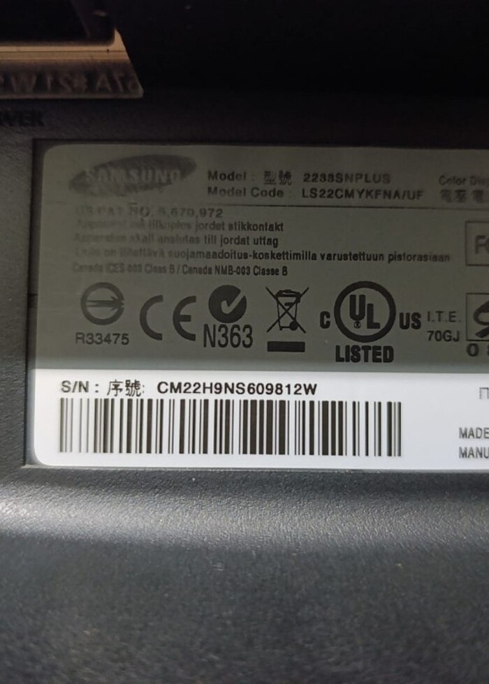 Samsung 22 inç monitör  - Görsel 3