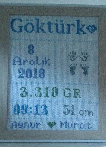 Etamin bebek panosu