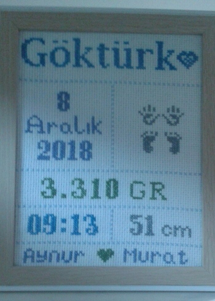 Etamin bebek panosu - Görsel 2