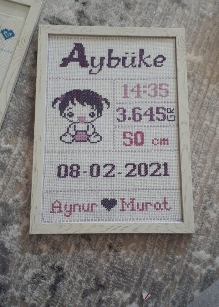 Etamin bebek panosu - Görsel 3