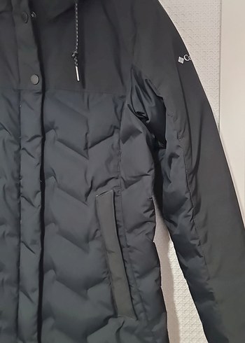 Columbia Kadın Siyah Düğmeli Kışlık Mont - Görsel 3