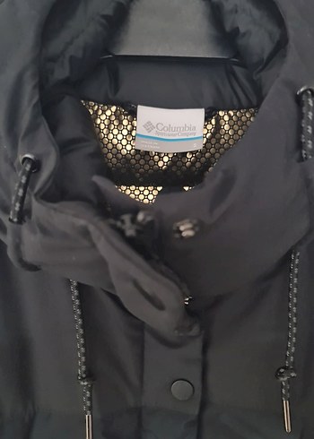 Columbia Kadın Siyah Düğmeli Kışlık Mont - Görsel 5