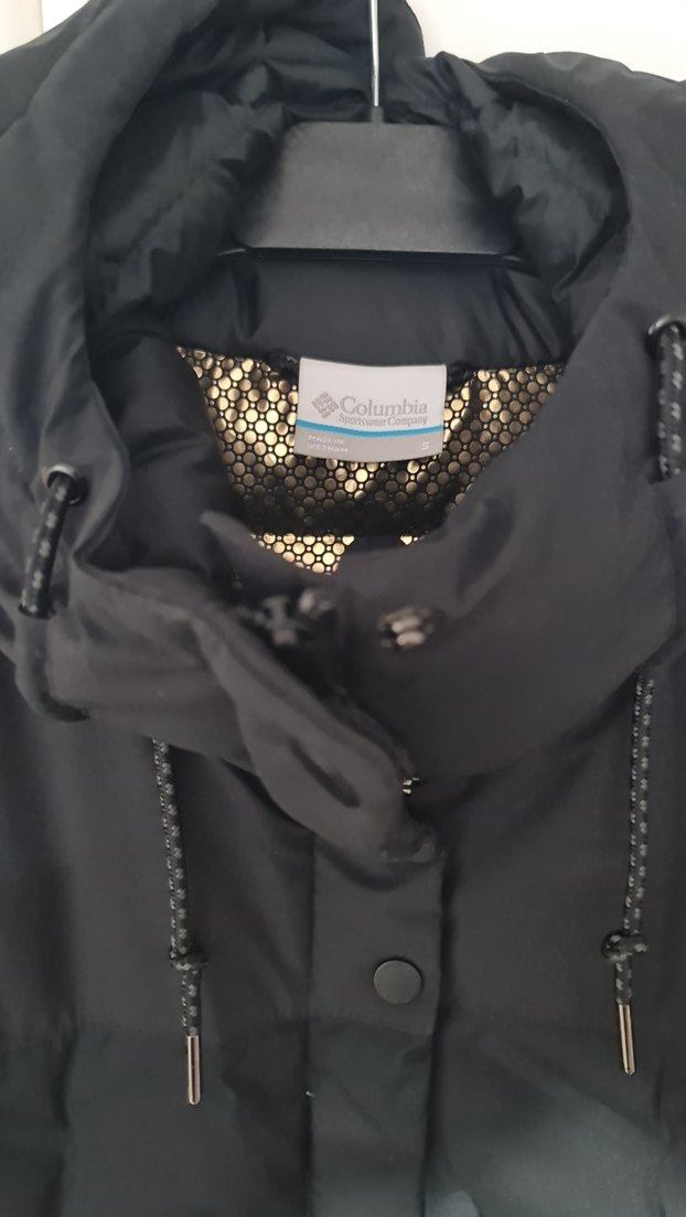 Columbia Kadın Siyah Düğmeli Kışlık Mont - Görsel 5