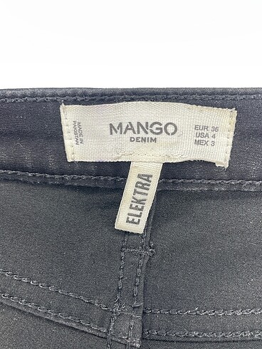 36 Beden siyah Renk Mango Jean / Kot %70 İndirimli.