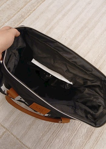 Siyah Baskılı Anne Çantası - Görsel 2