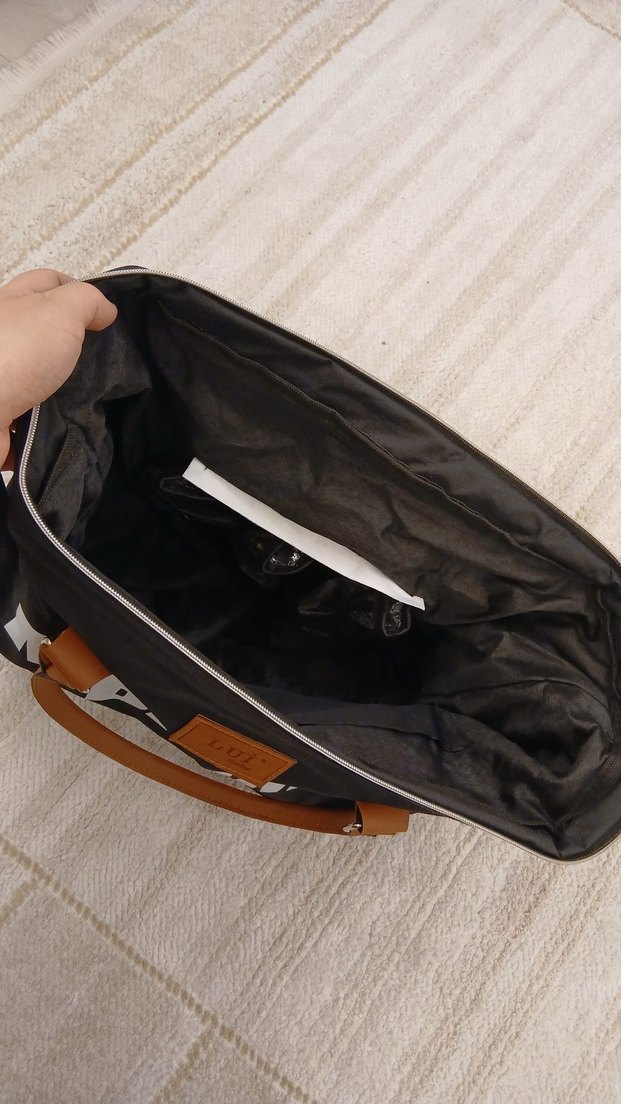 Siyah Baskılı Anne Çantası - Görsel 2