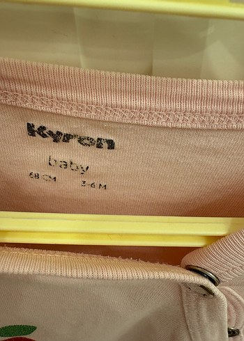 Renkli Baskılı Pembe Bebek Kız Tulum - Görsel 3