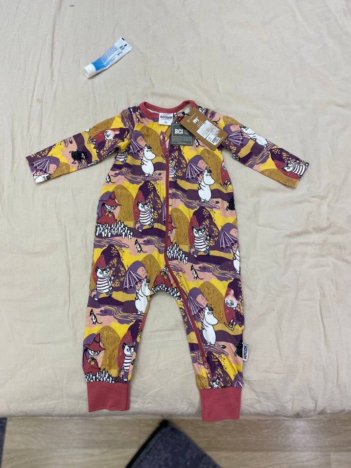 Renkli Baskılı Pamuklu Çocuk Uyku Tulumu - Görsel 4