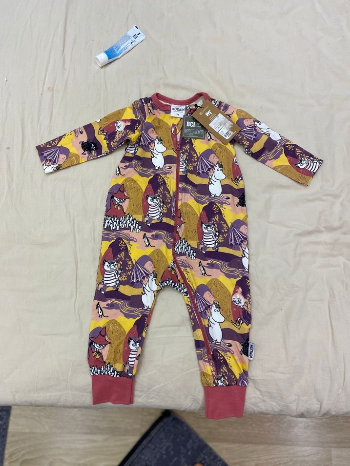 Renkli Baskılı Pamuklu Çocuk Uyku Tulumu - Görsel 2