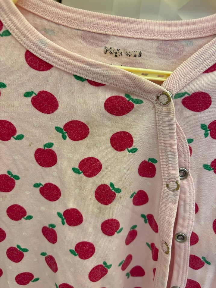 Düğmeli Pembe Kız Bebek Tulum - Görsel 2