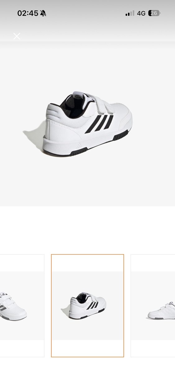 Adidas Erkek Çocuk Beyaz Spor Ayakkabı - Görsel 4