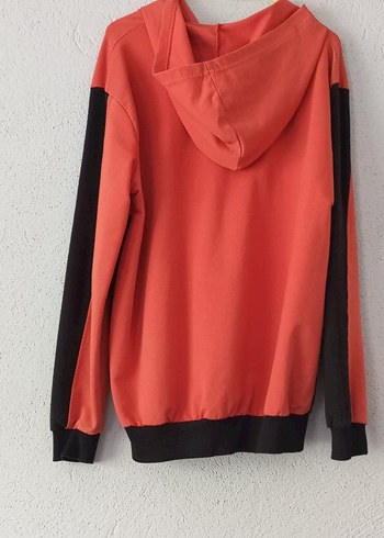 Diğer Renkli Baskılı Kapüşonlu Fermuarlı Kadın Sweatshirt