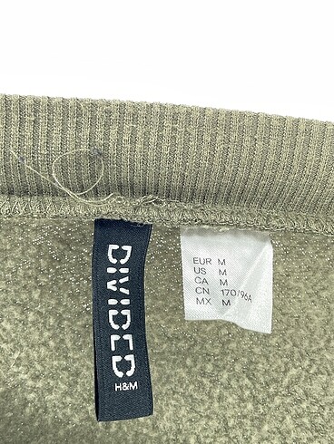 m Beden haki Renk H&M Sweatshirt %70 İndirimli.
