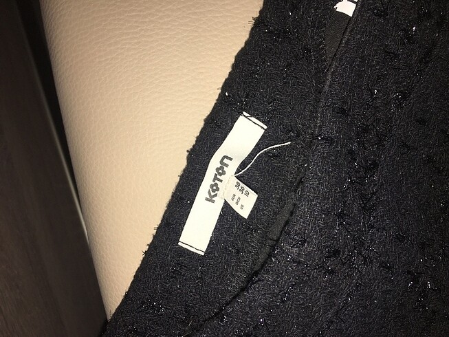 m Beden siyah Renk Koton inci düğmeli şort etek