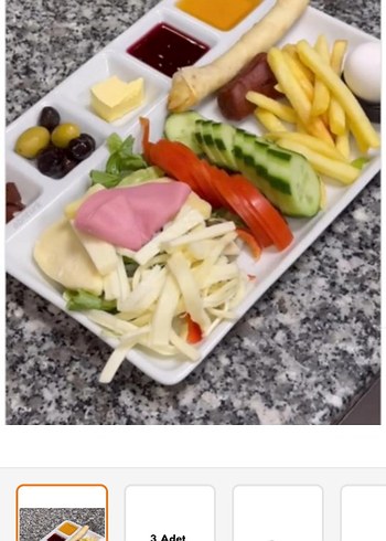 kırılmayan kahvalti tabaği