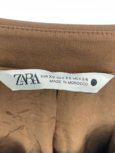 xs Beden kahverengi Renk Zara Blazer %70 İndirimli.