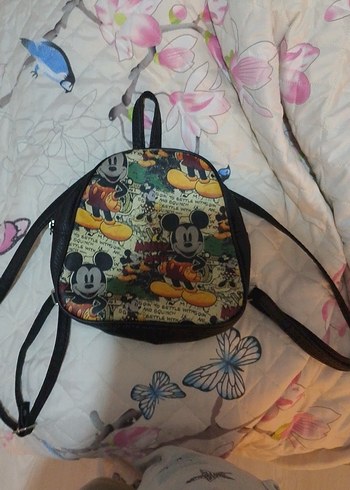 Renkli Mickey Mouse Çocuk Çantası