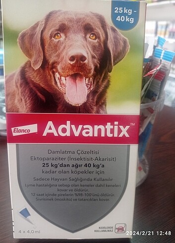 Advantix köpek dış paraZit 