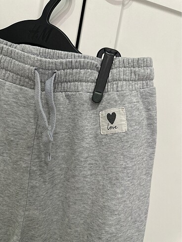 H&M H&M 9:10 yaş kız çocuk açık griyi eşofman altı
