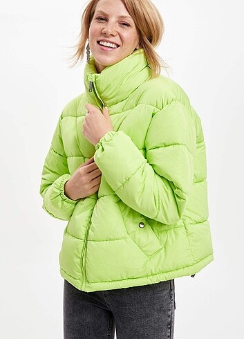 s Beden Regular fit puffer şişme mont