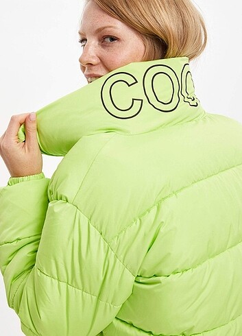 s Beden çeşitli Renk Regular fit puffer şişme mont