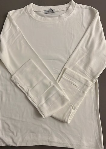 Beyaz Kısa Kollu Hamile Tişört - Görsel 2