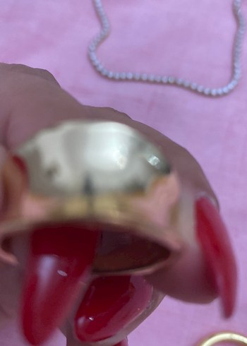 Bel zinciri / kolye / 3 kupe / yuzuk - Görsel 5