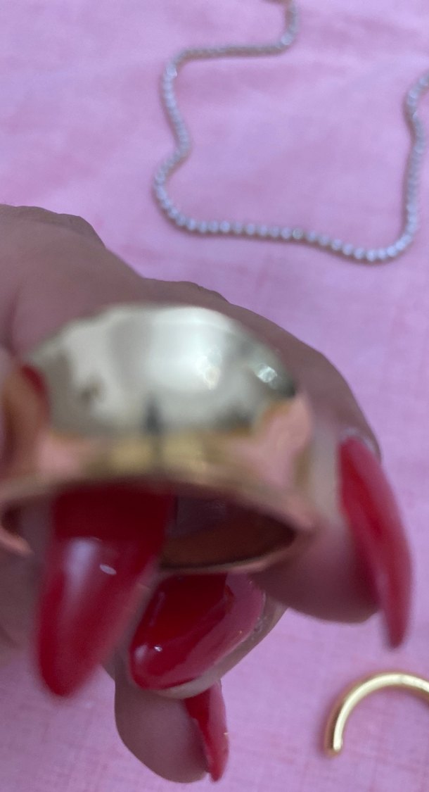 Bel zinciri / kolye / 3 kupe / yuzuk - Görsel 5