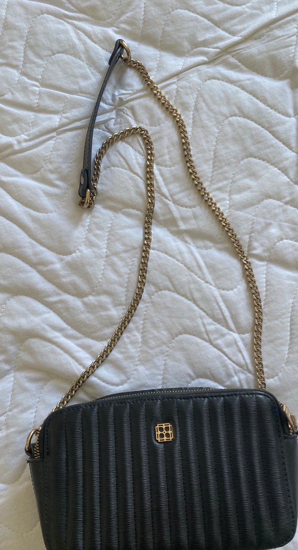 Beymen siyah deri çanta - Görsel 2