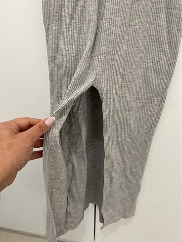 m Beden Bershka penye elbise