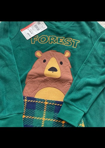 Yeşil Baskılı Erkek Sweatshirt - Görsel 2