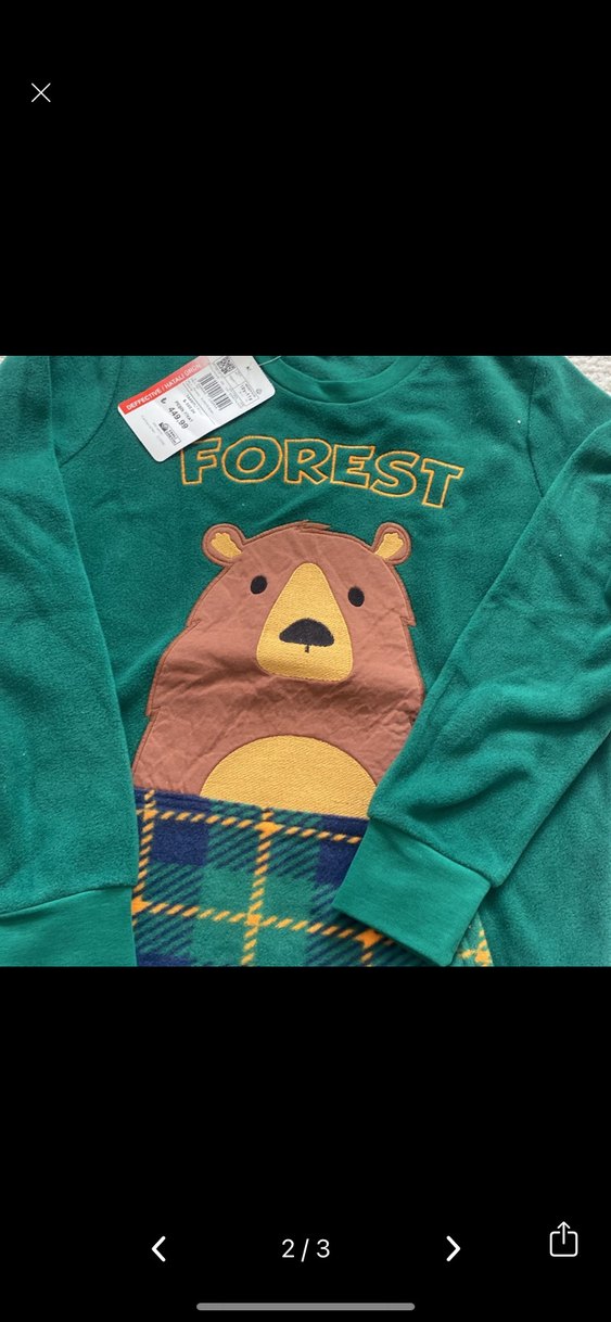 Yeşil Baskılı Erkek Sweatshirt - Görsel 2