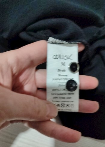 Adil Işık Siyah Kolsuz Mini Gömlek - Görsel 7