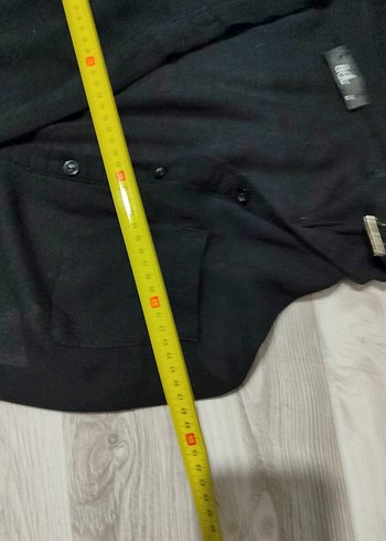 Adil Işık Siyah Kolsuz Mini Gömlek - Görsel 5