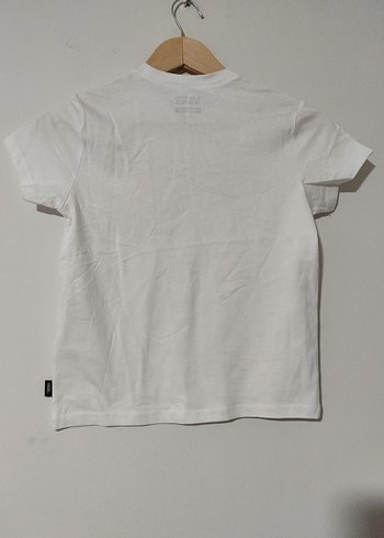 Vans Beyaz Kız Tişörtü, Kısa Kollu, Rahat Kesim - Görsel 3