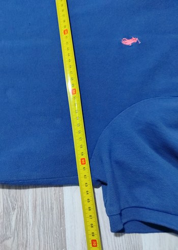 Polo Ralph Lauren Mavi Polo Yaka Kısa Kollu Erkek Tişört - Görsel 4